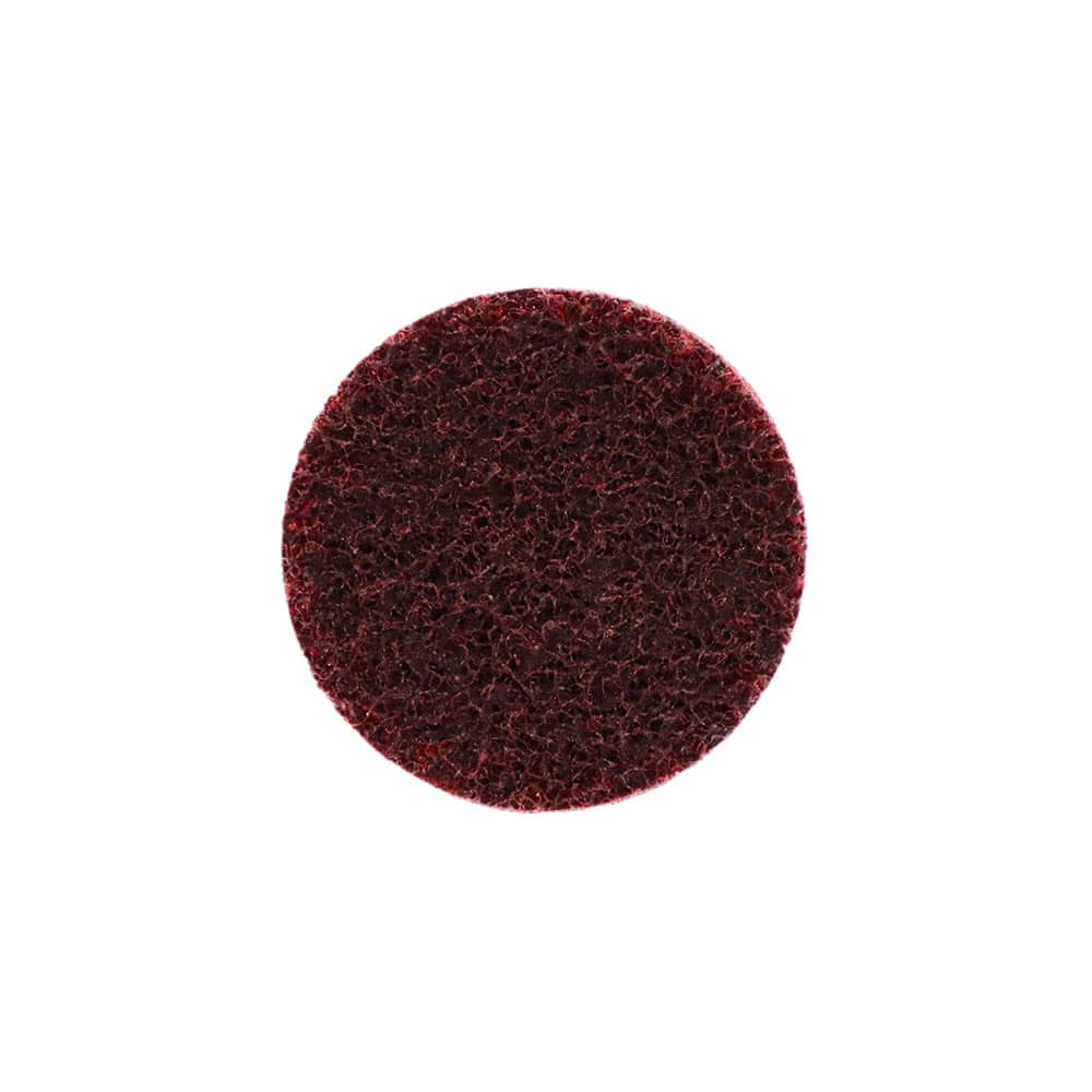 disque abrasif scotch brite roloc Ø50mm ou 75mm grain moyen rouge