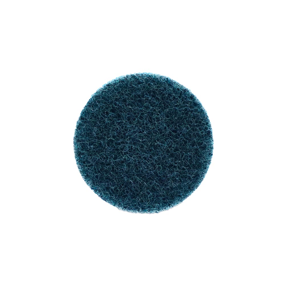 disque abrasif scotch brite roloc Ø50mm ou 75mm grain très fin bleu