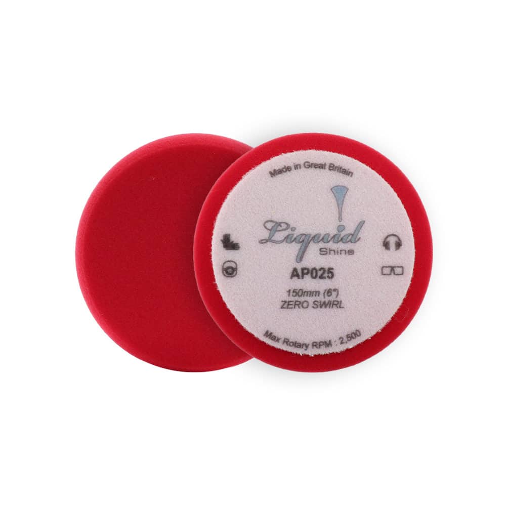 disque mousse velcro de polissage de finition rouge Ø150mm